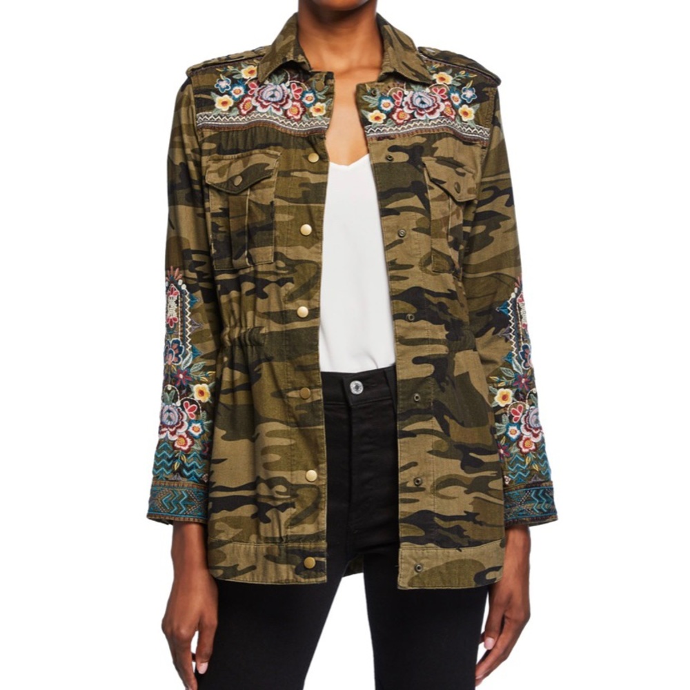 Johnny Was Camo Jacket